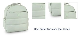 Heys Puffer Backpack Sage Green 1