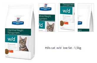 Hills cat  w/d  low fat - 1,5kg 1