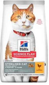 Hills cat  YOUNG adult STERIL/kura - 1,5kg