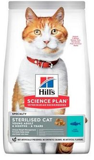 Hills cat  YOUNG adult STERIL/tuna - 3kg