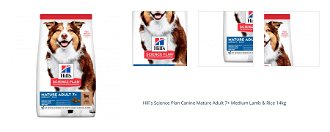 Hill´s Science Plan Canine Mature Adult 7+ Medium Lamb & Rice 14kg 1