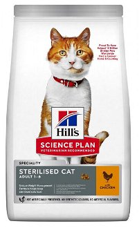 Hill´s Science Plan Feline Young Adult Sterilised Cat Chicken 10kg 2