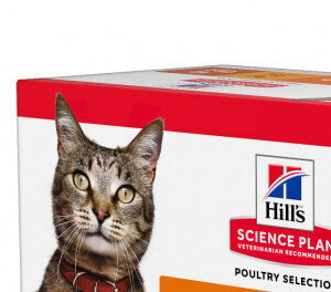 Hill´s Science Plan kapsička Feline Adult Multipack Chicken & Turkey 12x85 g 6