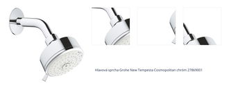 Hlavová sprcha Grohe New Tempesta Cosmopolitan chróm 27869001 1