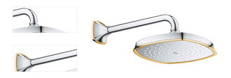 Hlavová sprcha Grohe Rainshower Grandera chróm / gold 27974IG0 4