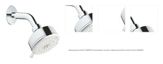 Hlavová sprcha Grohe TEMPESTA Cosmopolitan na stenu vrátane sprchového ramená chróm 26090001 1