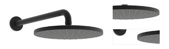 Hlavová sprcha Hansa Viva vrátane sprchového ramená čierná mat 4426020033 3