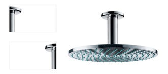 Hlavová sprcha Hansgrohe Raindance S strop vrátane sprchového ramená chróm 27463000 4