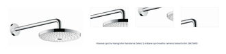 Hlavová sprcha Hansgrohe Raindance Select S vrátane sprchového ramená biela/chróm 26470400 1