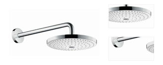 Hlavová sprcha Hansgrohe Raindance Select S vrátane sprchového ramená biela/chróm 26470400 3