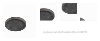 Hlavová sprcha Hansgrohe Rainfinity kartáčovaný čierny chróm 26231340 1