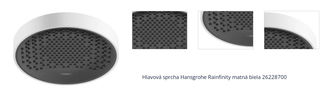 Hlavová sprcha Hansgrohe Rainfinity matná biela 26228700 1