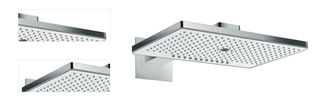 Hlavová sprcha Hansgrohe Rainmaker Select bez podomietkového telesa biela/chróm 24007400 4