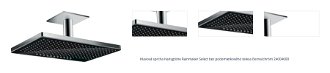 Hlavová sprcha Hansgrohe Rainmaker Select bez podomietkového telesa čierna/chróm 24004600 1