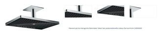 Hlavová sprcha Hansgrohe Rainmaker Select bez podomietkového telesa čierna/chróm 24006600 1