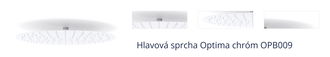 Hlavová sprcha Optima chróm OPB009 1