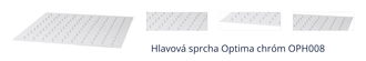 Hlavová sprcha Optima chróm OPH008 1