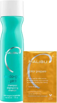 Hĺbkovo čistiaci šampón Malibu C Un-Do-Goo + kúra pre stálosť farby zadarmo + DARČEK ZADARMO