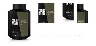 Hĺbkovo čistiaci šampón proti lupinám Sebastian Professional Seb Man The Purist Shampoo - 250 ml (SB6300.250) + darček zadarmo 1