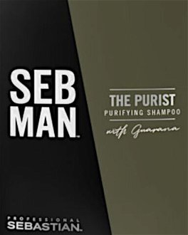 Hĺbkovo čistiaci šampón proti lupinám Sebastian Professional Seb Man The Purist Shampoo - 250 ml (SB6300.250) + darček zadarmo 5