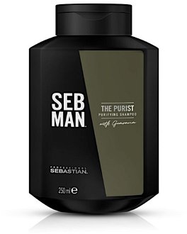 Hĺbkovo čistiaci šampón proti lupinám Sebastian Professional Seb Man The Purist Shampoo - 250 ml (SB6300.250) + darček zadarmo 2