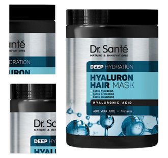 Hĺbkovo hydratačná maska Dr. Santé Hyaluron Hair - 1000 ml + DARČEK ZADARMO 4