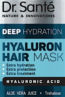Hĺbkovo hydratačná maska Dr. Santé Hyaluron Hair - 1000 ml + DARČEK ZADARMO 5