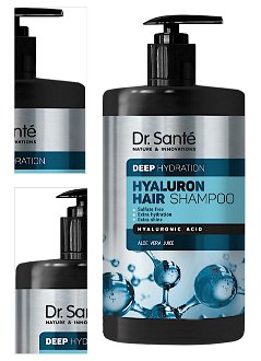 Hĺbkovo hydratačný šampón Dr. Santé Hyaluron Hair - 1000 ml + darček zadarmo 4