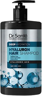 Hĺbkovo hydratačný šampón Dr. Santé Hyaluron Hair - 1000 ml + darček zadarmo 2