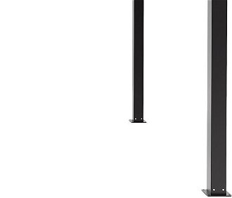 Hliníková pergola Lotan 300x400 cm - čierna 9