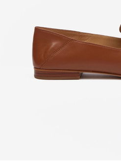 Hnedé dámske kožené mokasíny Michael Kors Tiffanie Loafer 8