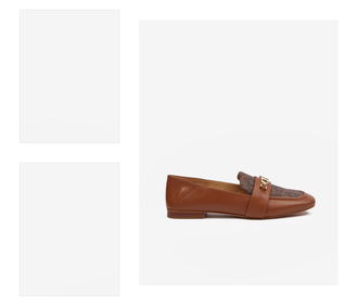 Hnedé dámske kožené mokasíny Michael Kors Tiffanie Loafer 4