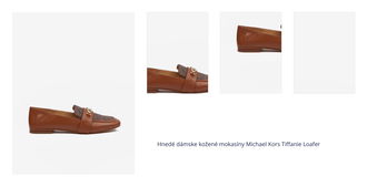 Hnedé dámske kožené mokasíny Michael Kors Tiffanie Loafer 1