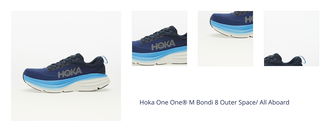 Hoka One One® M Bondi 8 Outer Space/ All Aboard 1