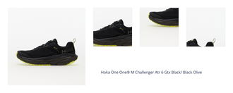 Hoka One One® M Challenger Atr 6 Gtx Black/ Black Olive 1