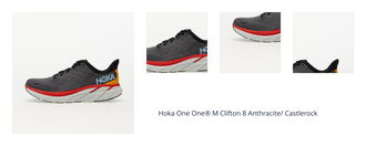 Hoka One One® M Clifton 8 Anthracite/ Castlerock 1