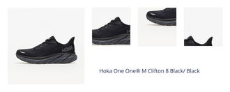 Hoka One One® M Clifton 8 Black/ Black 1