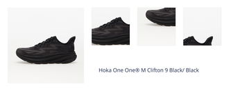 Hoka One One® M Clifton 9 Black/ Black 1