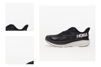 Hoka One One® M Clifton 9 Black/ White 4