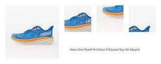 Hoka One One® M Clifton 9 Coastal Sky/ All Aboard 1