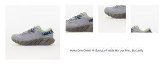 Hoka One One® M Gaviota 4 Wide Harbor Mist/ Butterfly 1