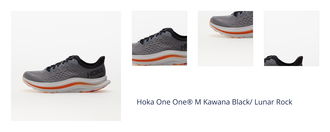 Hoka One One® M Kawana Black/ Lunar Rock 1