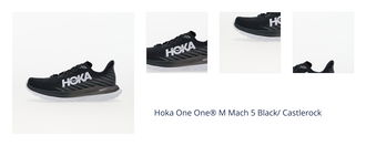 Hoka One One® M Mach 5 Black/ Castlerock 1