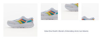 Hoka One One® U Bondi L Embroidery Arctic Ice/ Atlantis 1