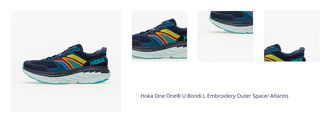 Hoka One One® U Bondi L Embroidery Outer Space/ Atlantis 1