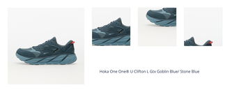 Hoka One One® U Clifton L Gtx Goblin Blue/ Stone Blue 1