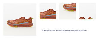 Hoka One One® U Mafate Speed 2 Baked Clay/ Radiant Yellow 1