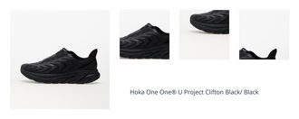 Hoka One One® U Project Clifton Black/ Black 1