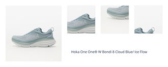 Hoka One One® W Bondi 8 Cloud Blue/ Ice Flow 1