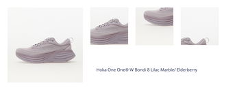 Hoka One One® W Bondi 8 Lilac Marble/ Elderberry 1